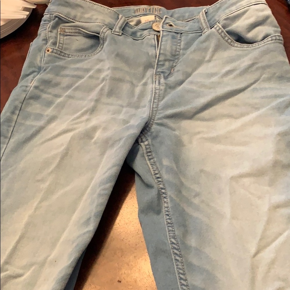 kids justice high rise, super skinny light jeans .